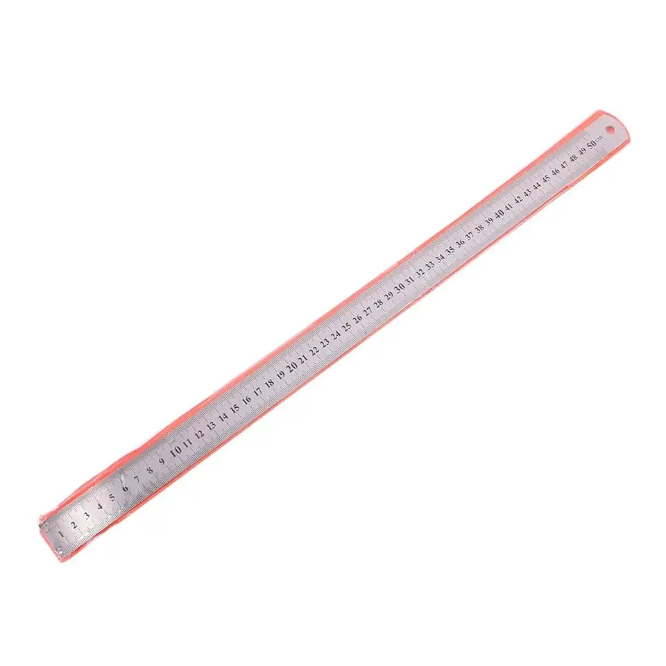 Metal Scale Stainless Steel Straight Ruler 150mm and 500mm for Drafting Measuring Office and School Supplies