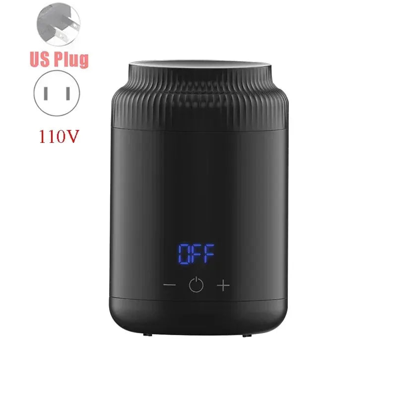 Wax heater by Simples Market, black 40W touch-control wax melting machine with digital display and US 110V plug