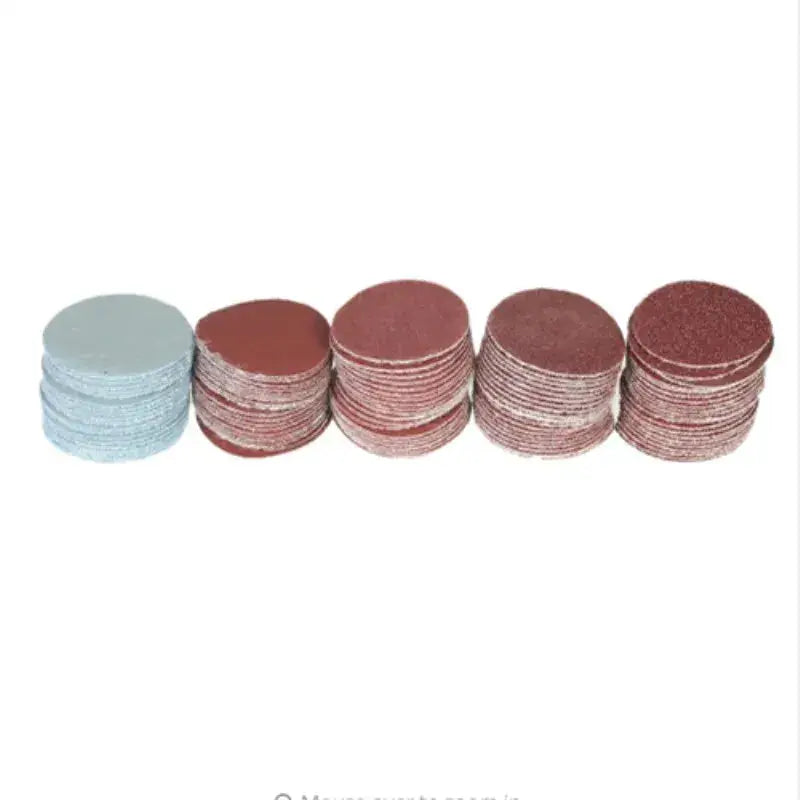 ITLY 1 Inch 100 Piece Sandpaper Set 25mm Sanding Discs Polishing Pad for Dremel Rotary Tools Abrasive Paper
