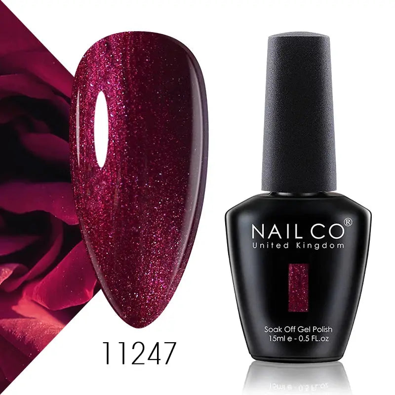 Nailco 131 Colors Gel Nail Polish LED Gel 15ml Vibrant Long Lasting Hybrid Varnish For Manicure