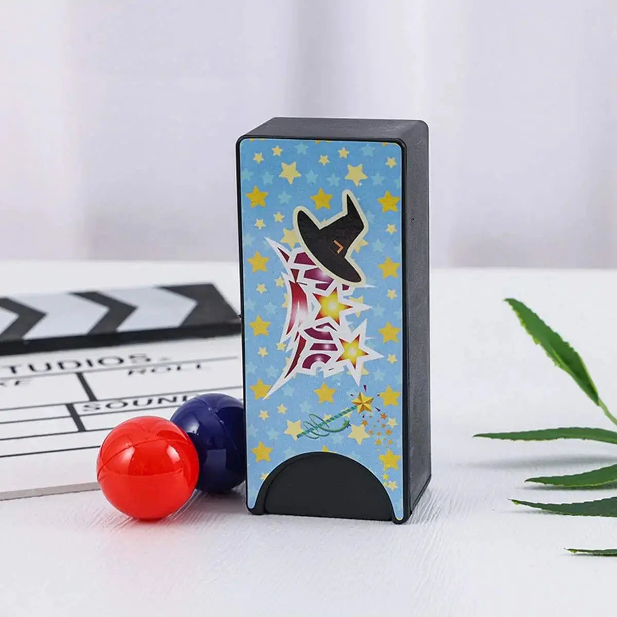 Wanbian Magic Box Red Ball To Blue Ball Trick Toy For Kids Magic Prop Stage Illusion
