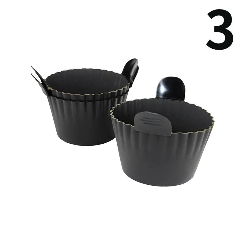 Silicone Egg Poacher Cups For Air Fryer Ovens Cupcake Liners Ramekins Reusable Food Grade Silicone