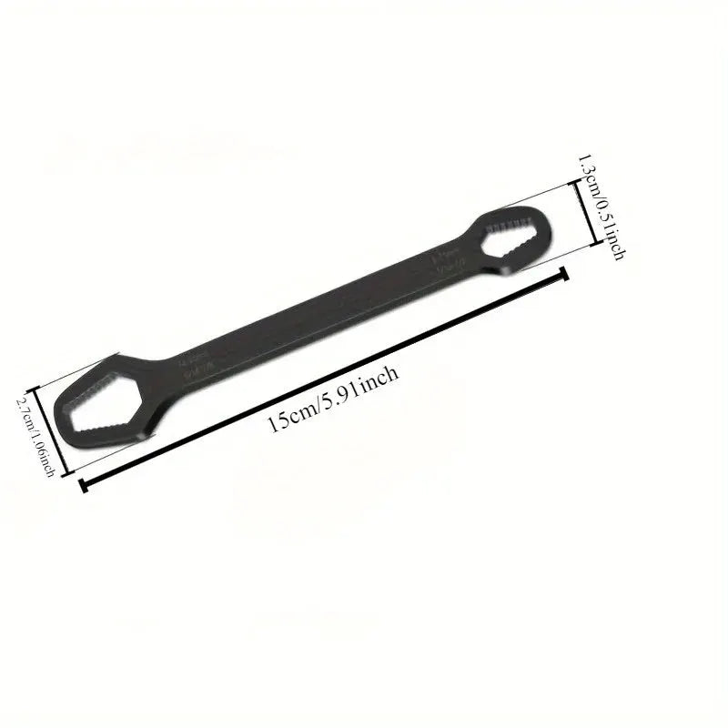 FlexiWrench Universal Double Ended Wrench Self Tightening 3mm To 17mm Ratchet Spanner Adjustable