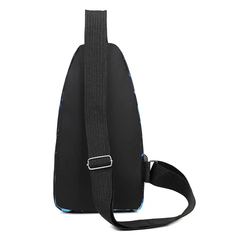 Korean chest bag Simples Market camouflage crossbody bag, adjustable strap