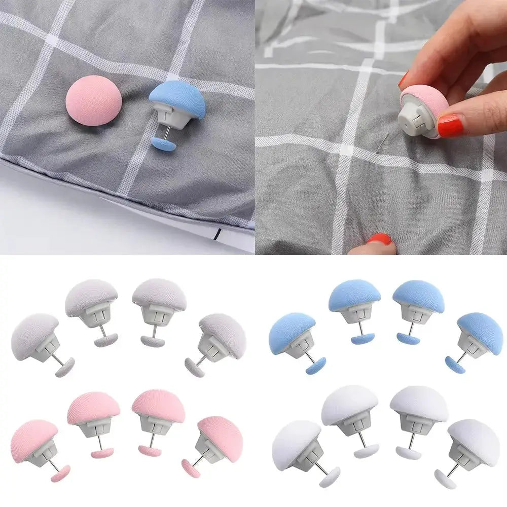 4 To 8 Pack Bed Sheet Quilt Clips One Button Duvet Cover Fastener Clips Anti Slip Blanket Buckles Quilt Holder Grippers