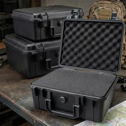 Simples Market hard-shell waterproof organizer box set of 3 with foam interior; portable impact-resistant toolbox