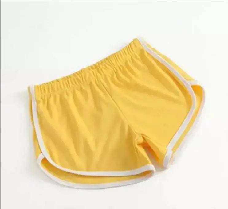 VivaFit Womens Casual Fitness Shorts Slim Fit Breathable Cotton Blend For Running Cycling And Gym