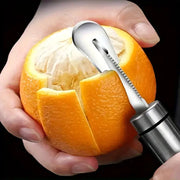 Stainless Steel Citrus Peeler With Handle Orange Lemon Peeler Kitchen Gadget For Home And Restaurant