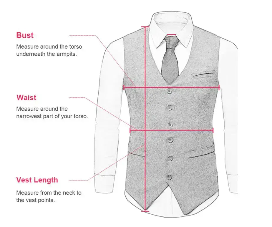 Simples Market V-neck men's waistcoat in grey herringbone tweed, tailored slim-fit; ideal for formal weddings