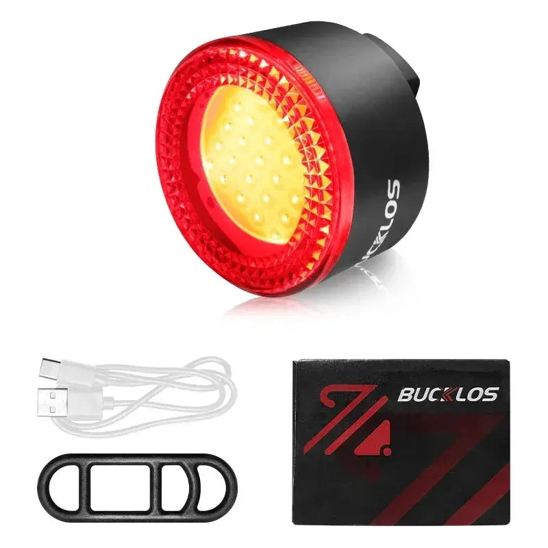 Bucklos Bicycle COB Light Set USB Charging High Visibility Taillight 500lm For MTB And Road Bikes