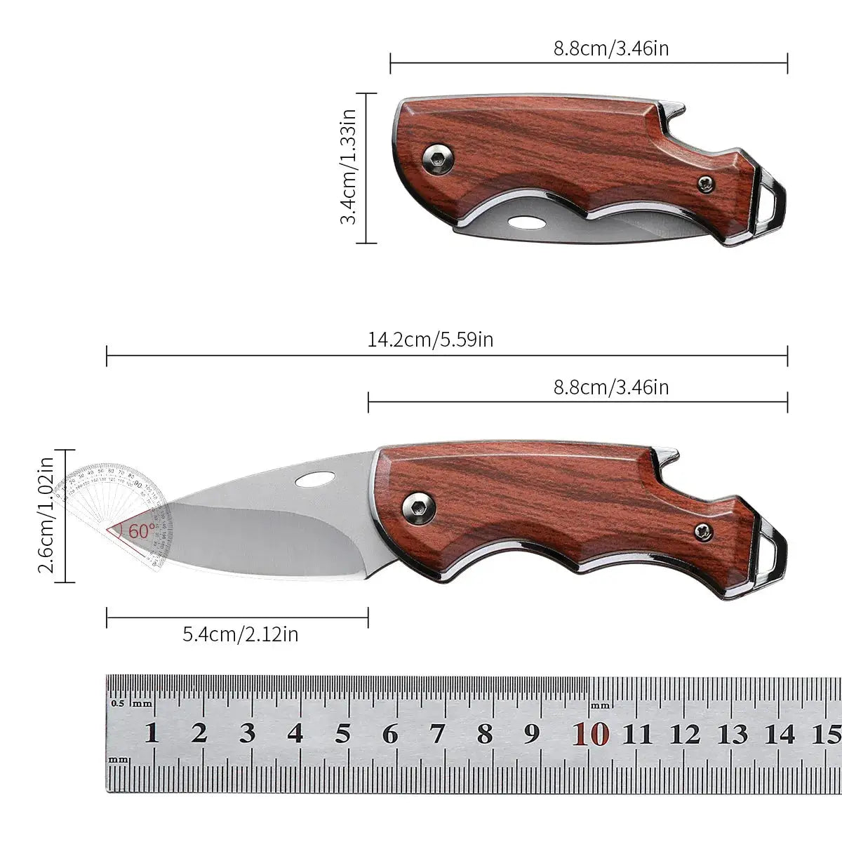 Handmade Forged Folding Boning Knife Stainless Steel EDC Pocket Knife For Meat Fruit Fish And BBQ Prep