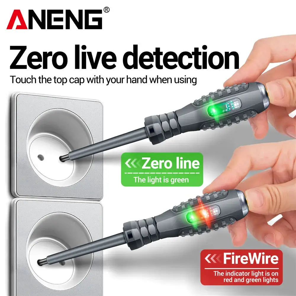 ANENG B05 Pocket Tester Pen With Neon Bulb Indicator For Live Wire Detection Insulated Electrician Screwdriver Tools