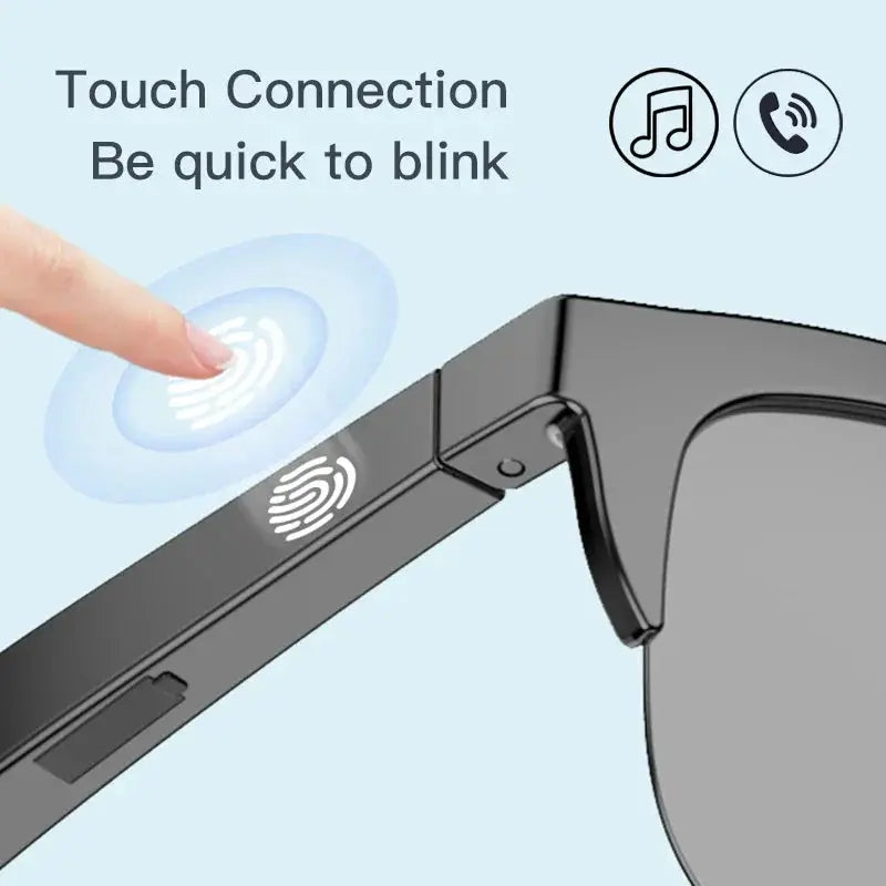 GlareTech Smart Bluetooth Sunglasses V5 3 With Seamless Calls UV Protection And Anti Touch Control