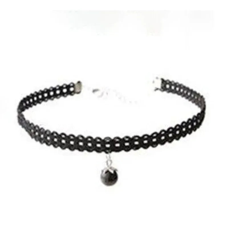 Wholesale Bijoux Love Vintage Triangle Geometry Tattoo Waterdrop Clavicle Choker Necklace For Women Chain Jewelry