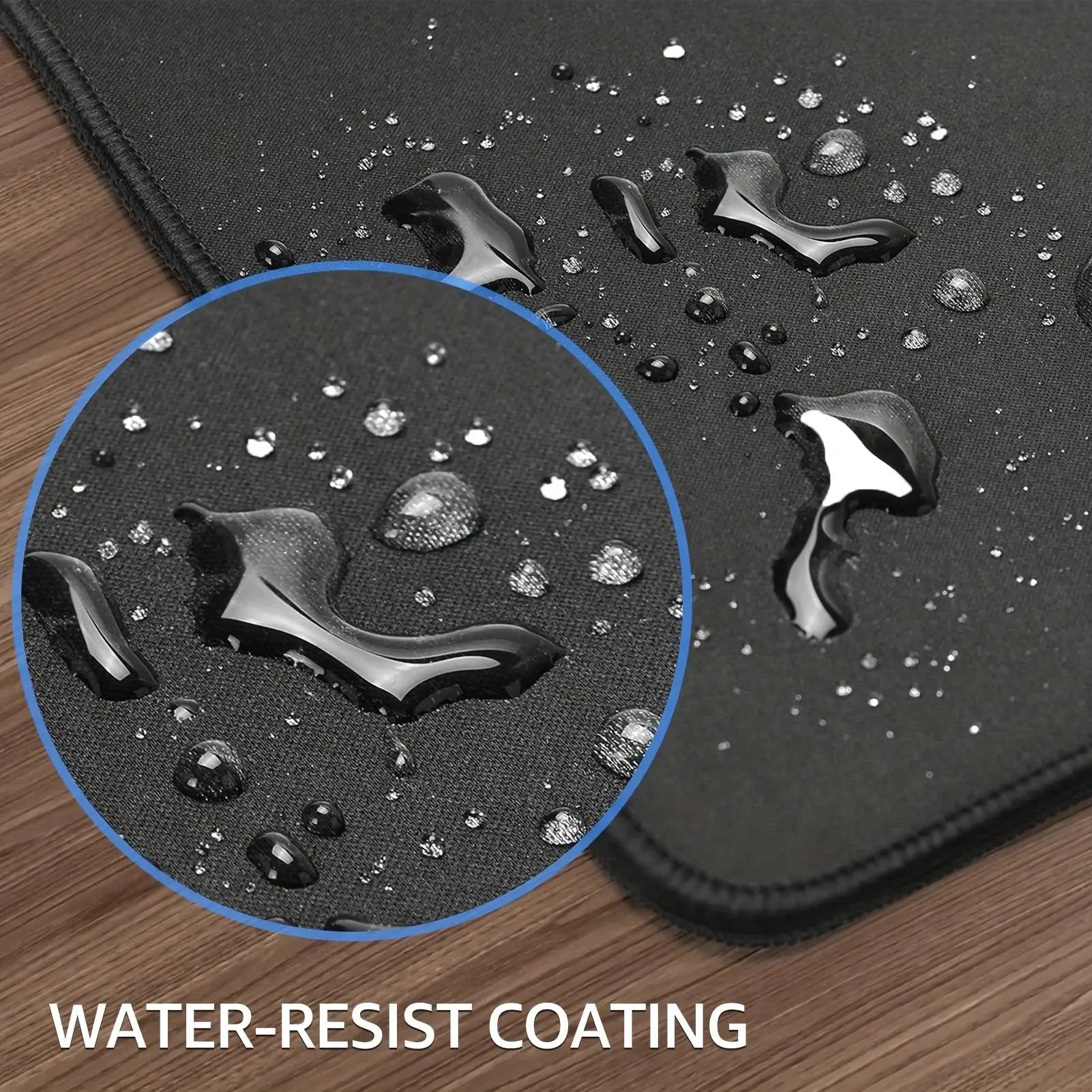 Large Gaming Mouse Pad For Desk With Stitched Edges And Non Slip Rubber Base Extended Size For Precision Tracking