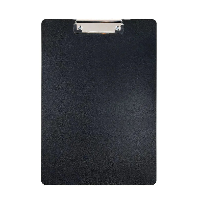 Simples Market A4 clipboard folder with cover, black, metal clip