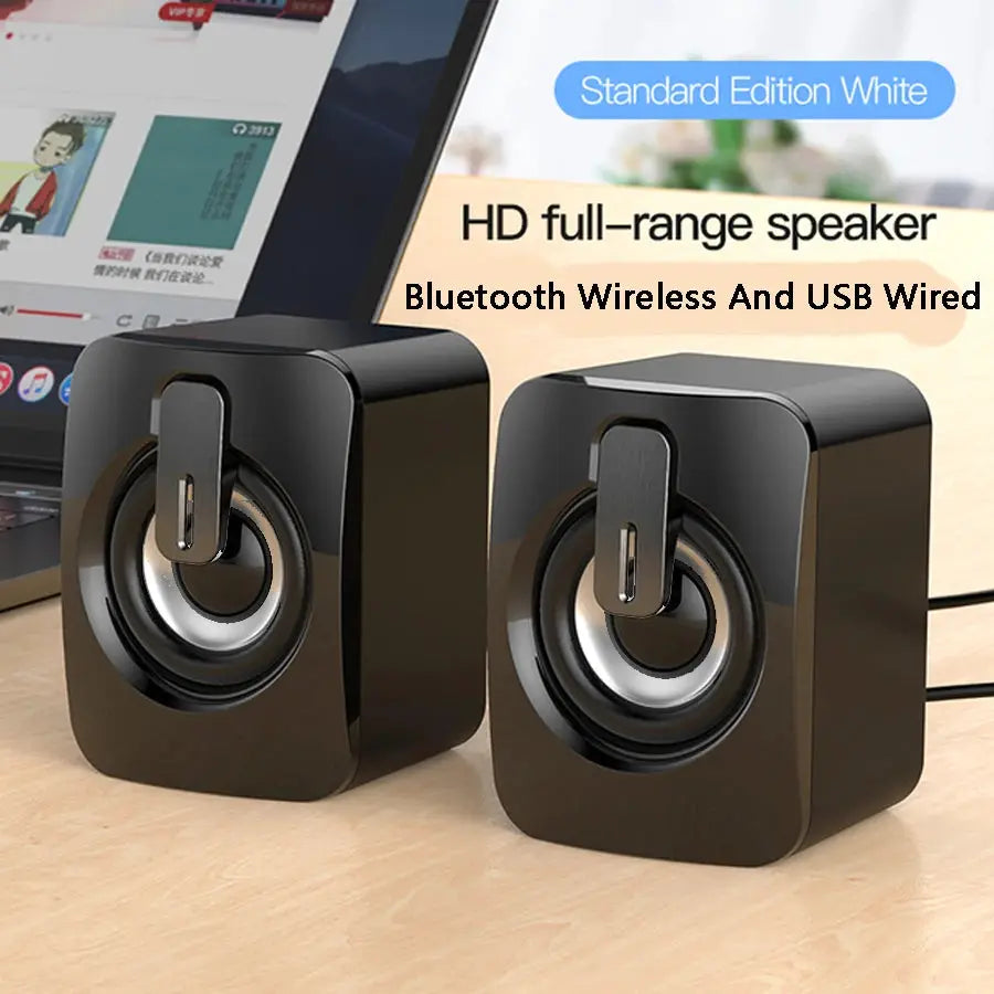 AyeBeau Computer Speaker For PC Laptop Desktop Amplified Sound Box Audio System With Clear Stereo