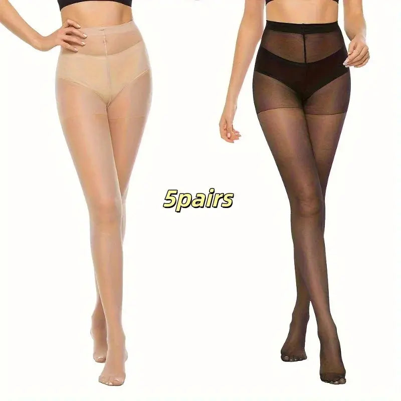 SilkWeave Womens Slim Fit Silk Pantyhose Ultra Thin Breathable High Elasticity Anti Hook