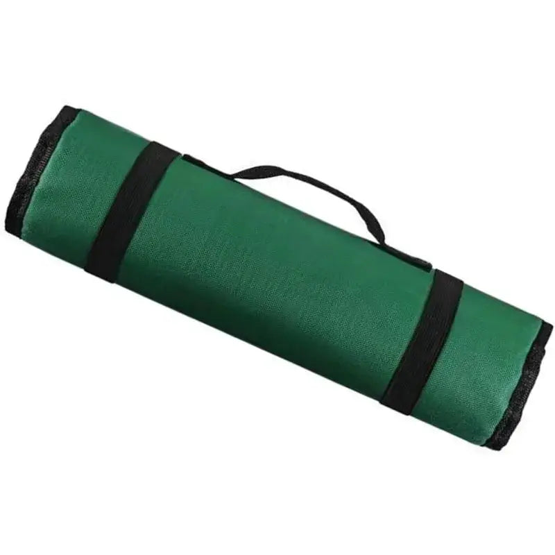 Simples Market green nylon roll tool bag, portable folding tool storage with handle