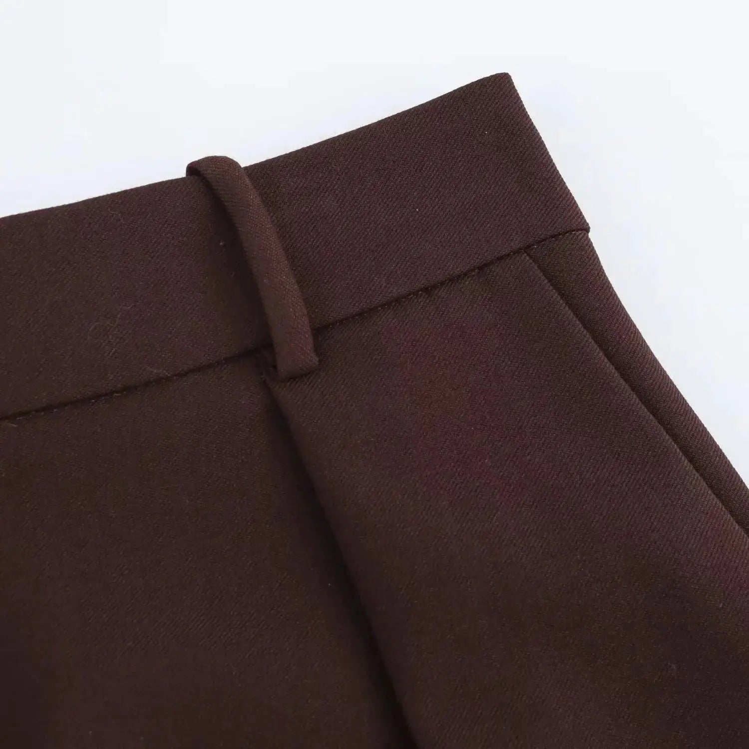 KONDALA blazer by Simples Market in dark brown with belt-loop detail