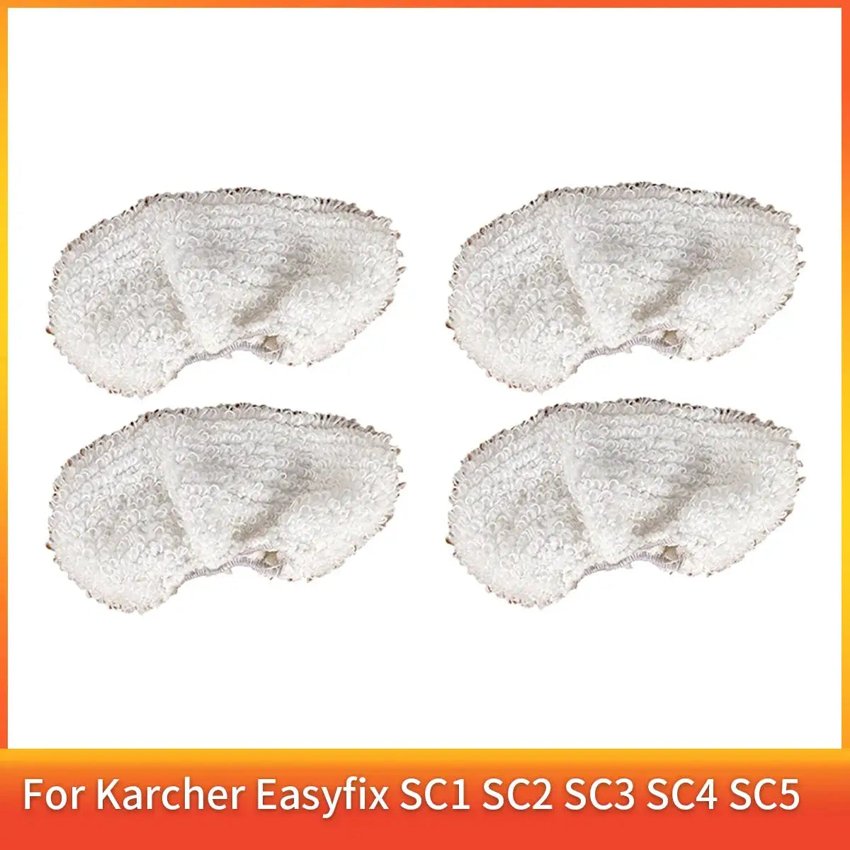 BPfire Steam Cleaning Mop Cloth Floor Mop Pad Compatible With Karcher Easyfix SC1 SC2 SC3 SC4 SC5 Steam Vacuum Cleaner