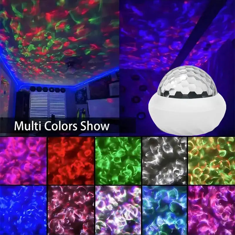 Simples Market Northern Light RGB Aurora Projector Night Light with Remote, USB power, 360° rotation