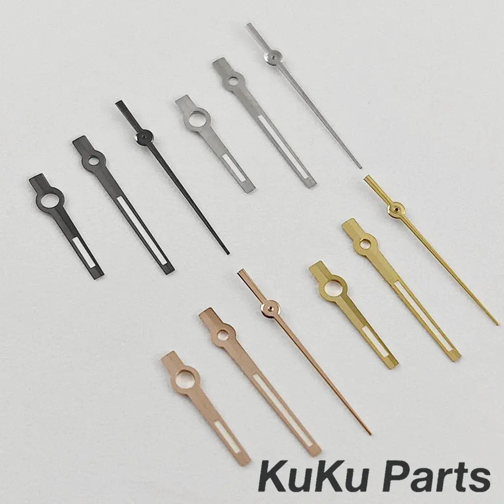 High Quality NH35 Hands Green Luminous Silver Gold Watch Needles For NH34 NH35 NH36 NH38 NH70 Watches Pointers Log Watch Hands