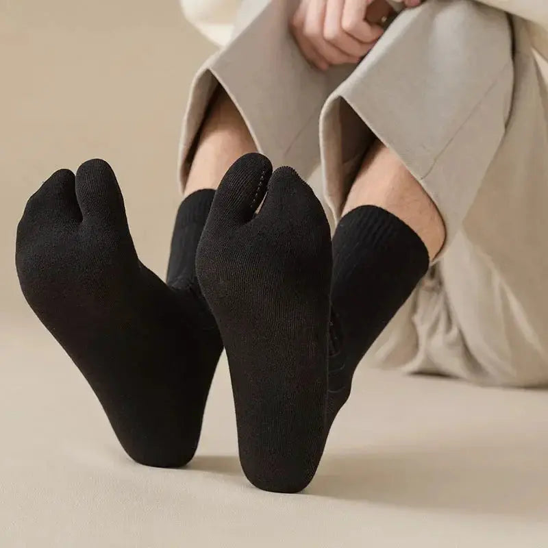 Fashion Japanese Style Tabi Toe Socks For Men Women Split Toe Socks For Geta Zori Flip Flops And Sandals Fiber
