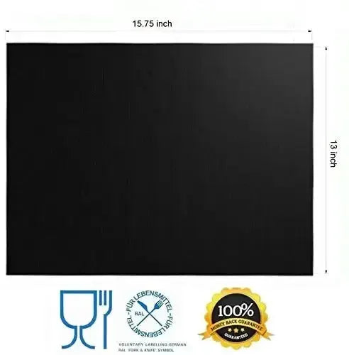 Oven Liners for Bottom of Electric and Gas Ovens Reusable Nonstick Teflon Protector Mat Heat Resistant Grill Mats