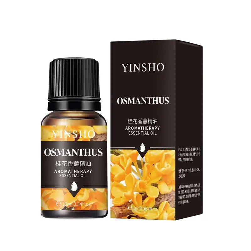 17 Flavors 10ml Essential Oils Set For Aroma Diffuser And Humidifier Lavender Rose Eucalyptus White Peach Oolong