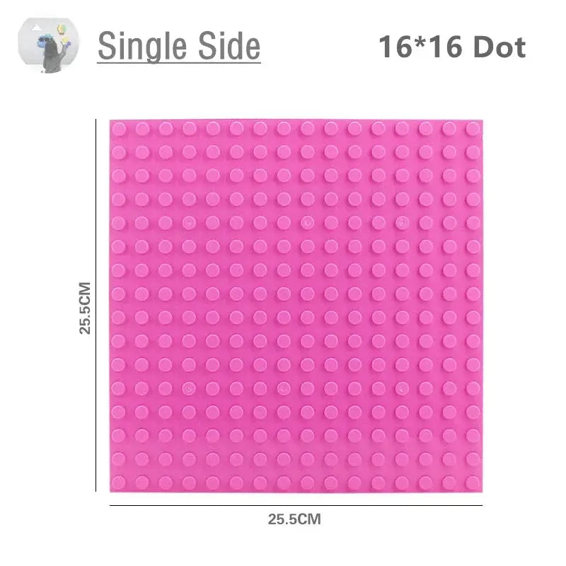 9 Sizes Big Building Plastic Blocks Base Plates Compatible With Large Bricks And Assembly Figures For Kids Toys