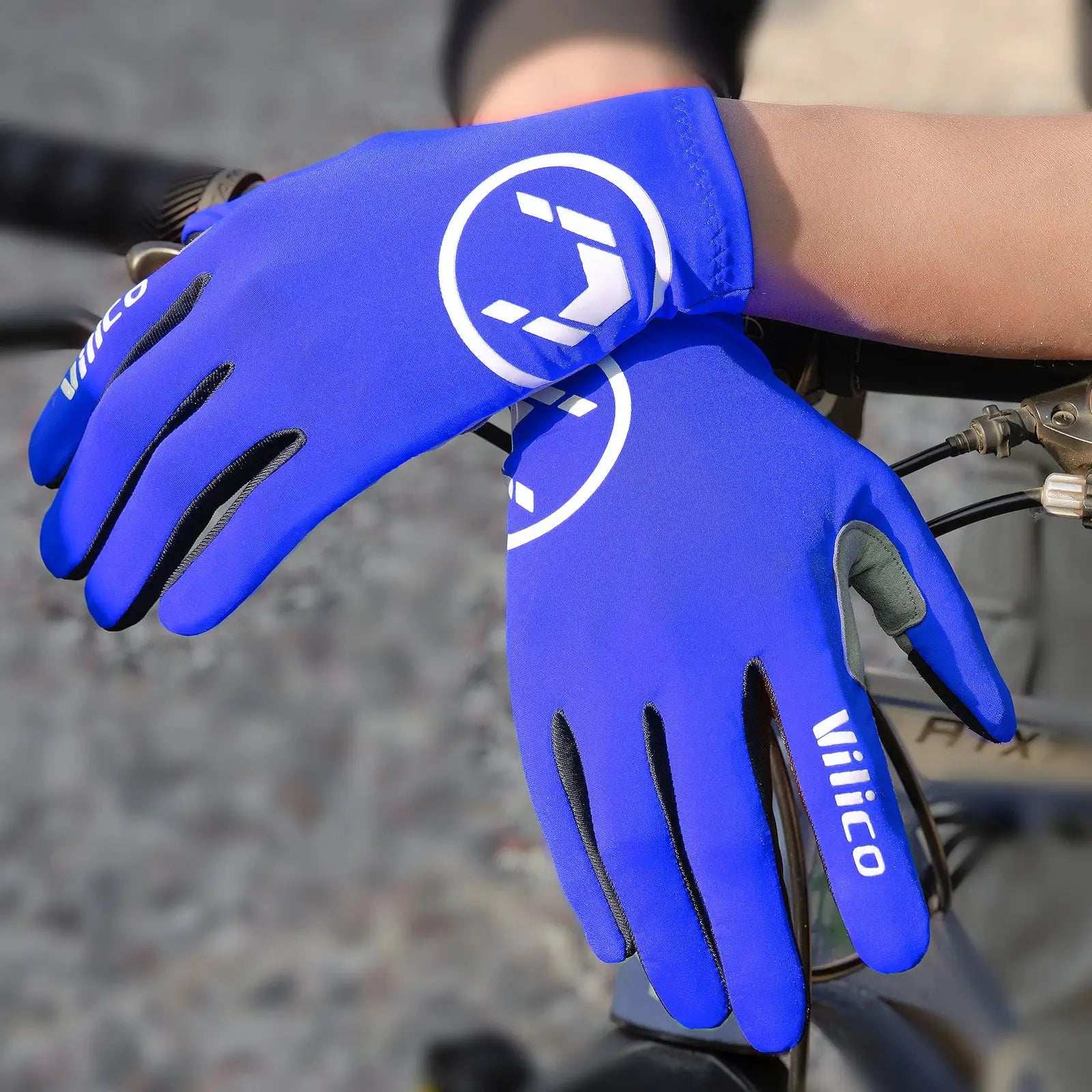 Vilico Professional Outdoor Cycling Gloves With Sensitive Touch Screen Shock Absorption Anti Slip Wear Resistant