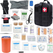 156 Piece 30 in 1 Home Outdoor Travel First Aid Kit for Camping Boating Hiking Portable Multifunctional Mountaineering Kit