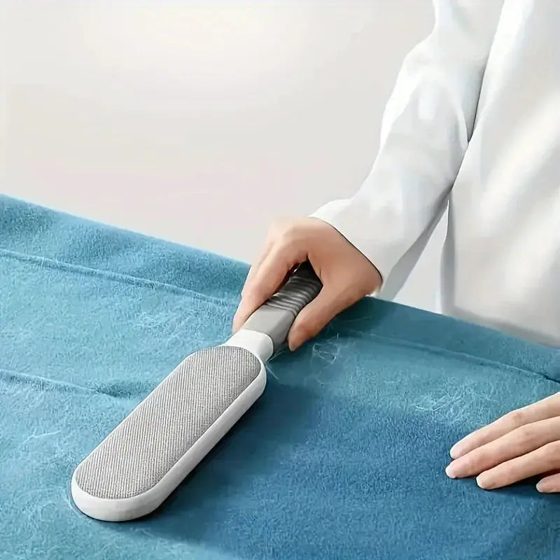 Double-Sided Pet Hair Remover Lint Brush Manual Electrostatic Sticky For Clothing Sofa Furniture Carpet Cleaning