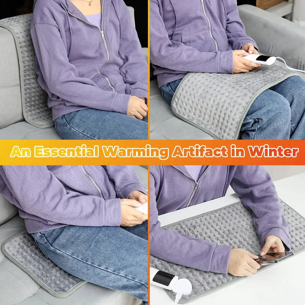 58 By 29 Cm Electric Heating Blanket Heated Pad For Bed And Sofa Warm Winter Thermal Blanket Edifolly CE Certified