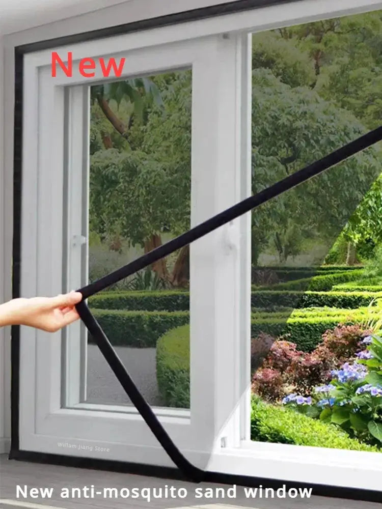 DIY Mosquito Net for Bed and Window Indoor Self Adhesive Mesh Fly Screen Curtain for Home Garden