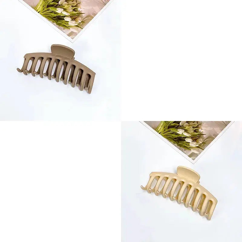 Geometric Matte Hair Claw Set - Simples Market