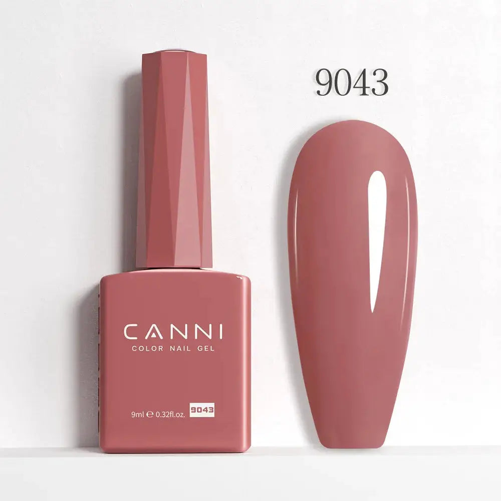 Canni Hema Free Nail Gel Polish Christmas Red Collection Semi Permanent 9ml Long Lasting Shine
