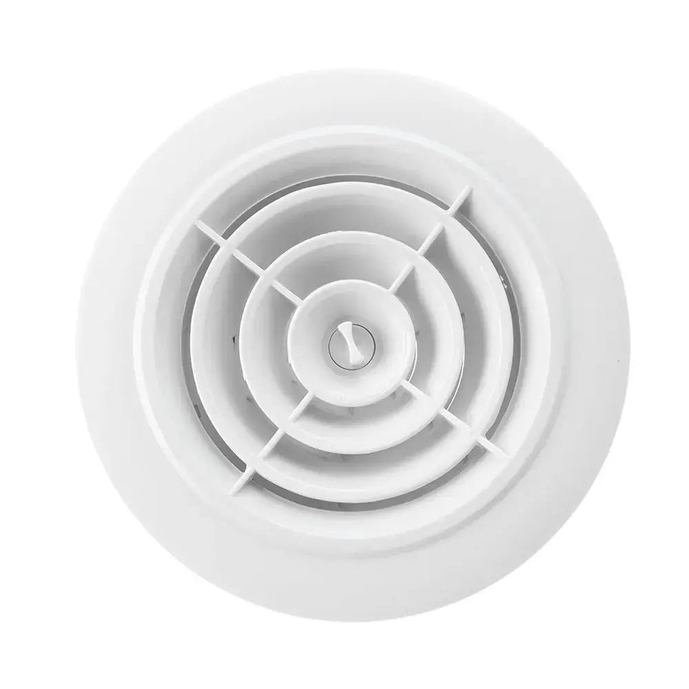 Round Ducting Ventilation Cover 100mm 150mm Air Vent Grille Extract Valve For Air Circulation Vents