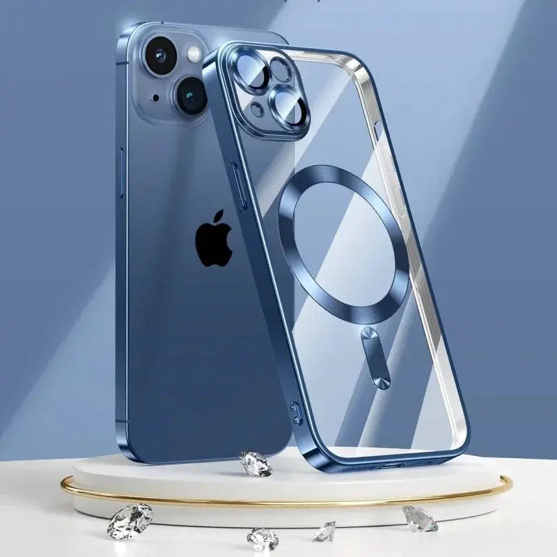 Soft Clear Case For iPhone 17 Air 16 15 14 13 12 11 Pro Max MagSafe Wireless Charging Shockproof TPU Cover