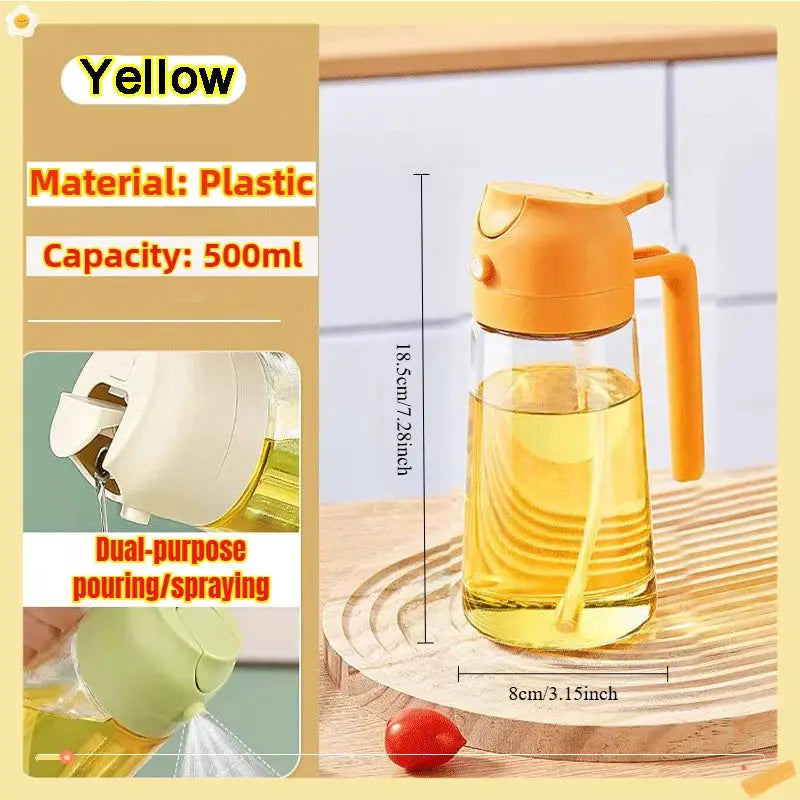 200 300 500 Milliliters Oil Spray Bottle For BBQ Cooking Olive Oil Sprayer Fine Mist Refillable Vinegar Compatible