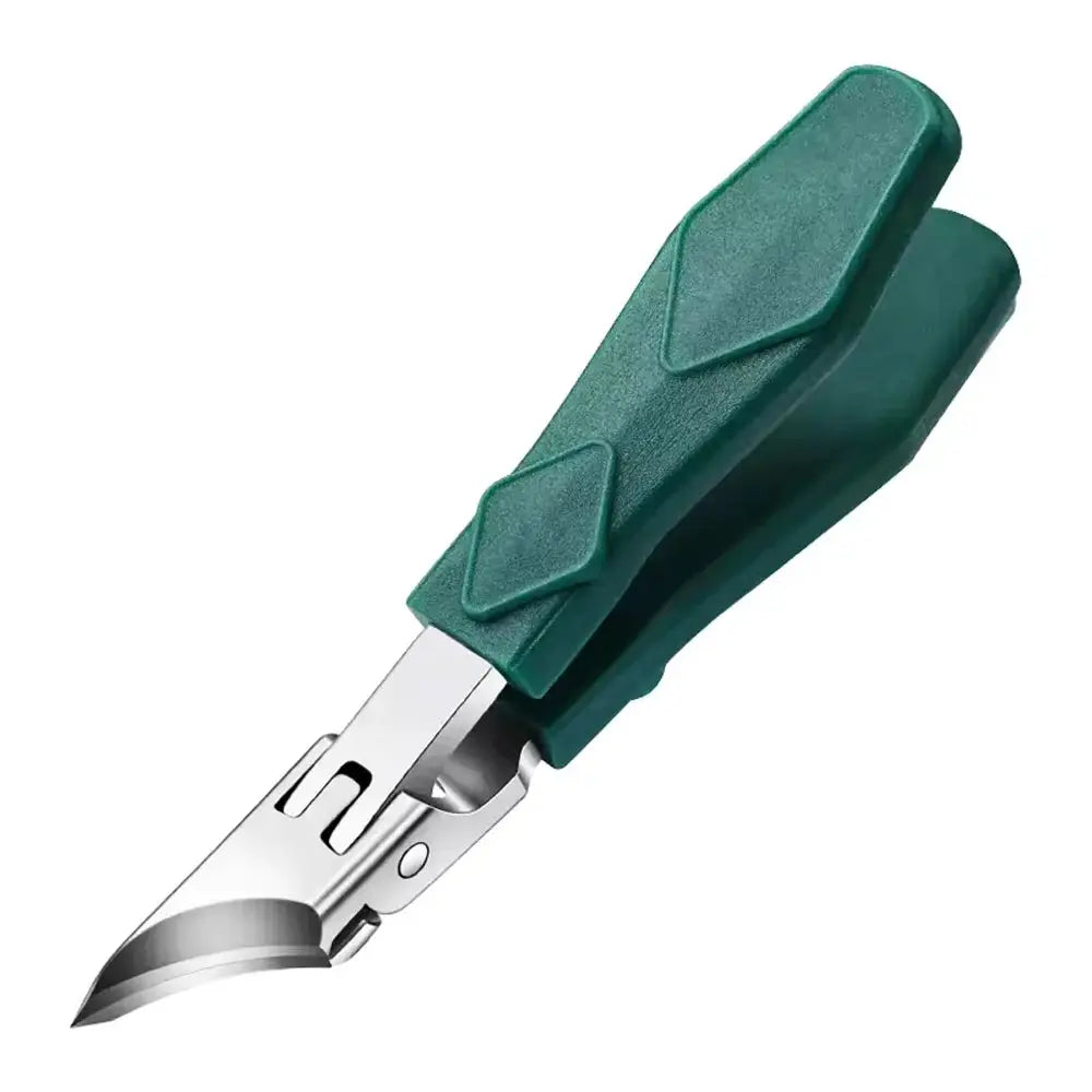 Original Large Opening Pointed Nose Nail Clippers With Beveled Edges Stainless Steel Nail Cutters For Household Pedicure
