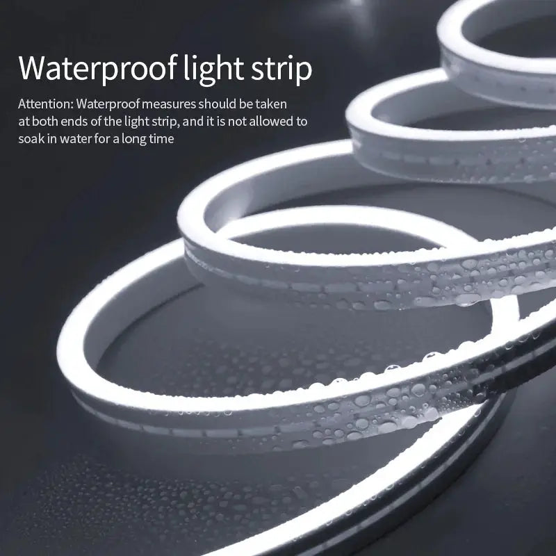 USB Neon Strip Light With Smart Touch Sensor Dimmable Flexible Ribbon Waterproof Rope Tube Lamp For DIY Home Decoration