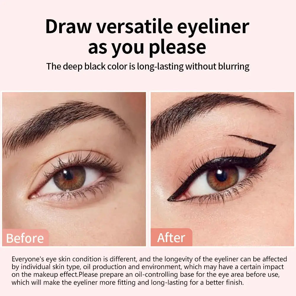 NovaLine Precision Pro Eyeliner Pen Waterproof Fast Drying Smooth Easy To Color For Natural Looking Eye Makeup