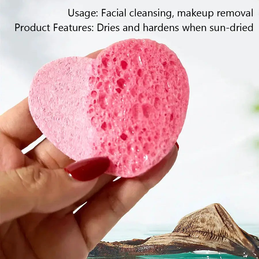 10 Pcs Cellulose Face Sponges Cleansing Makeup Removal Spa Quality