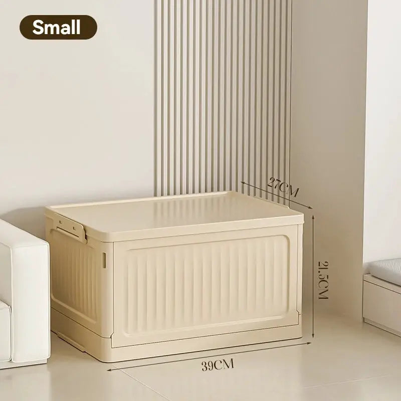 Folding Storage Box With Lid Multifunction Foldable Organizer Container For Home Car Trunk Travel Sundries Storage