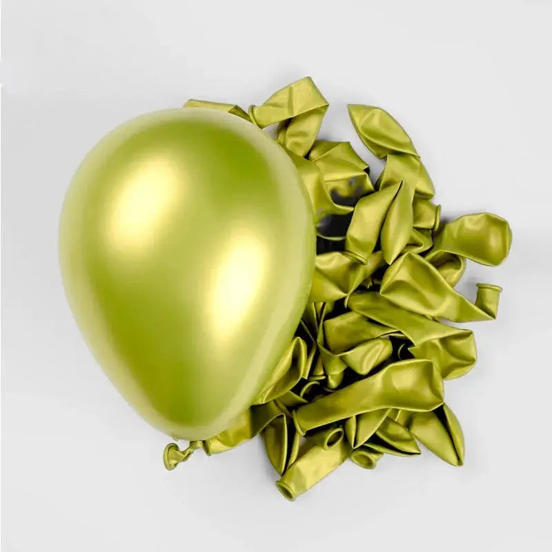 Metallic Balloons Set Gold Pink Blue Helium Latex For Wedding Birthday Party Baby Shower Decoration 20 Or 40 Pcs