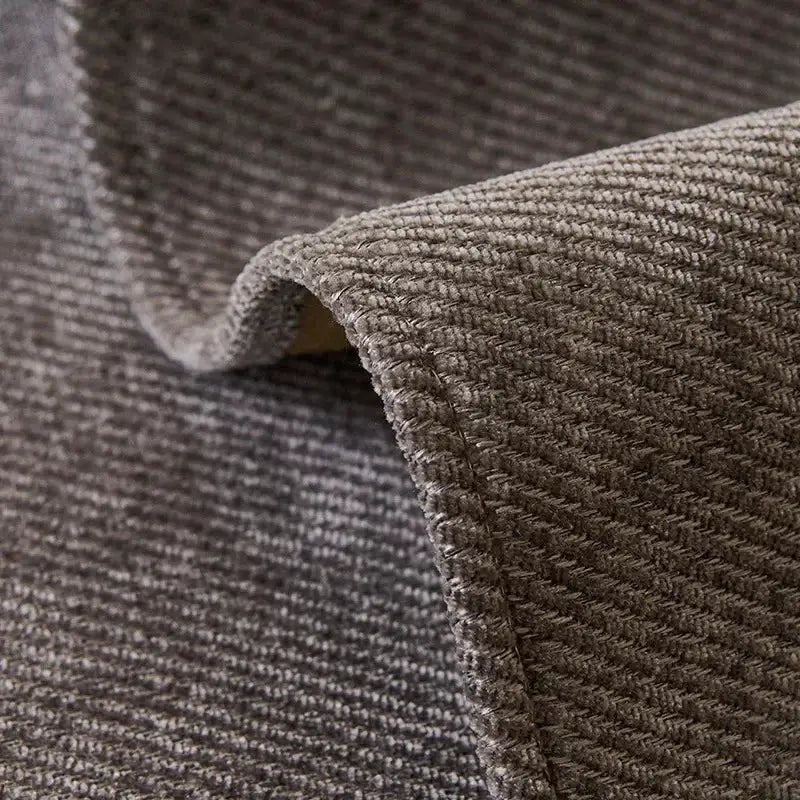 Simples Market solid color waterproof chenille sofa cushion cover, gray-brown, non-slip