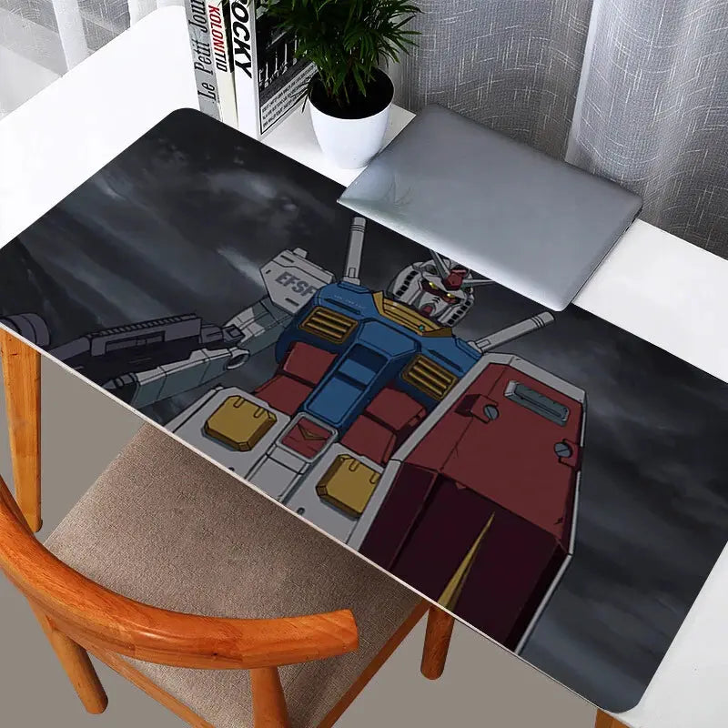 RX 78 2 Gundam Mechanical Warrior Anime Mouse Pad For Gaming Desk Mat PC Keyboard Varmilo Table