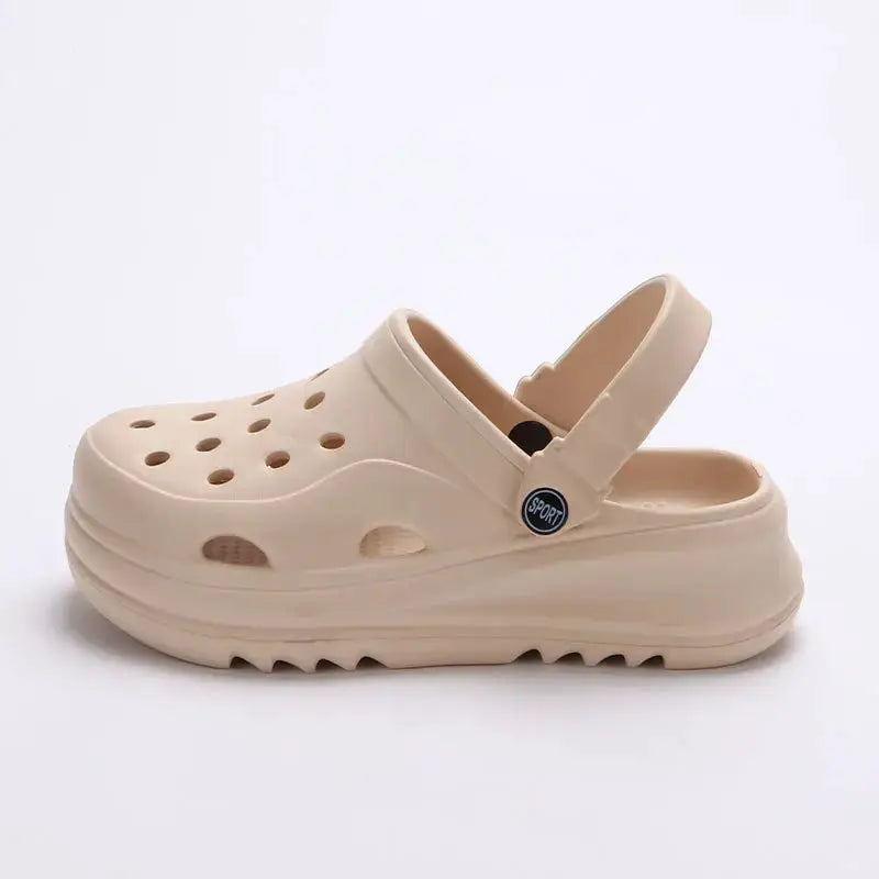 SunStride Womens Chunky Platform Clogs Lightweight EVA Sandals Non Slip Thick Sole Outdoor Summer